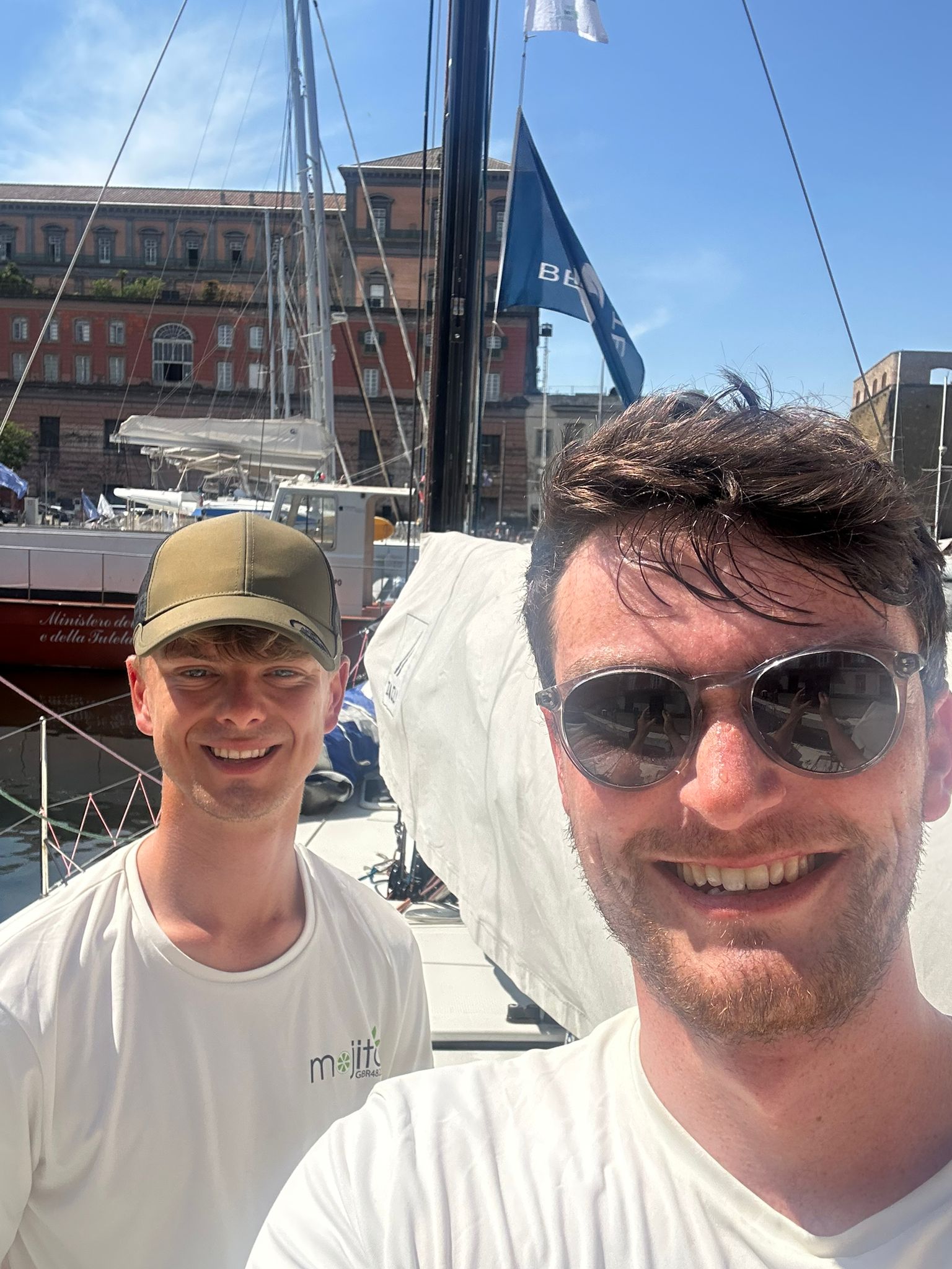 Chris and Gareth in Naples